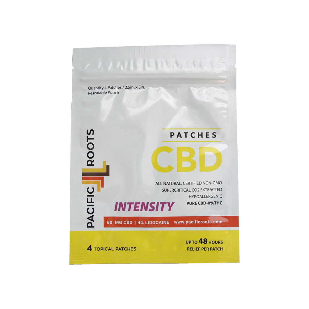 Intensity Transdermal CBD Patch (60mg THC Free, 4 pack)